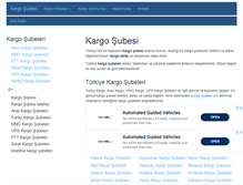 Tablet Screenshot of kargo-subesi.com